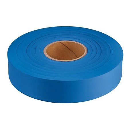 EMPIRE LEVEL Flagging Tape, 600 ft L, 1 in W, Blue, Plastic 77-065